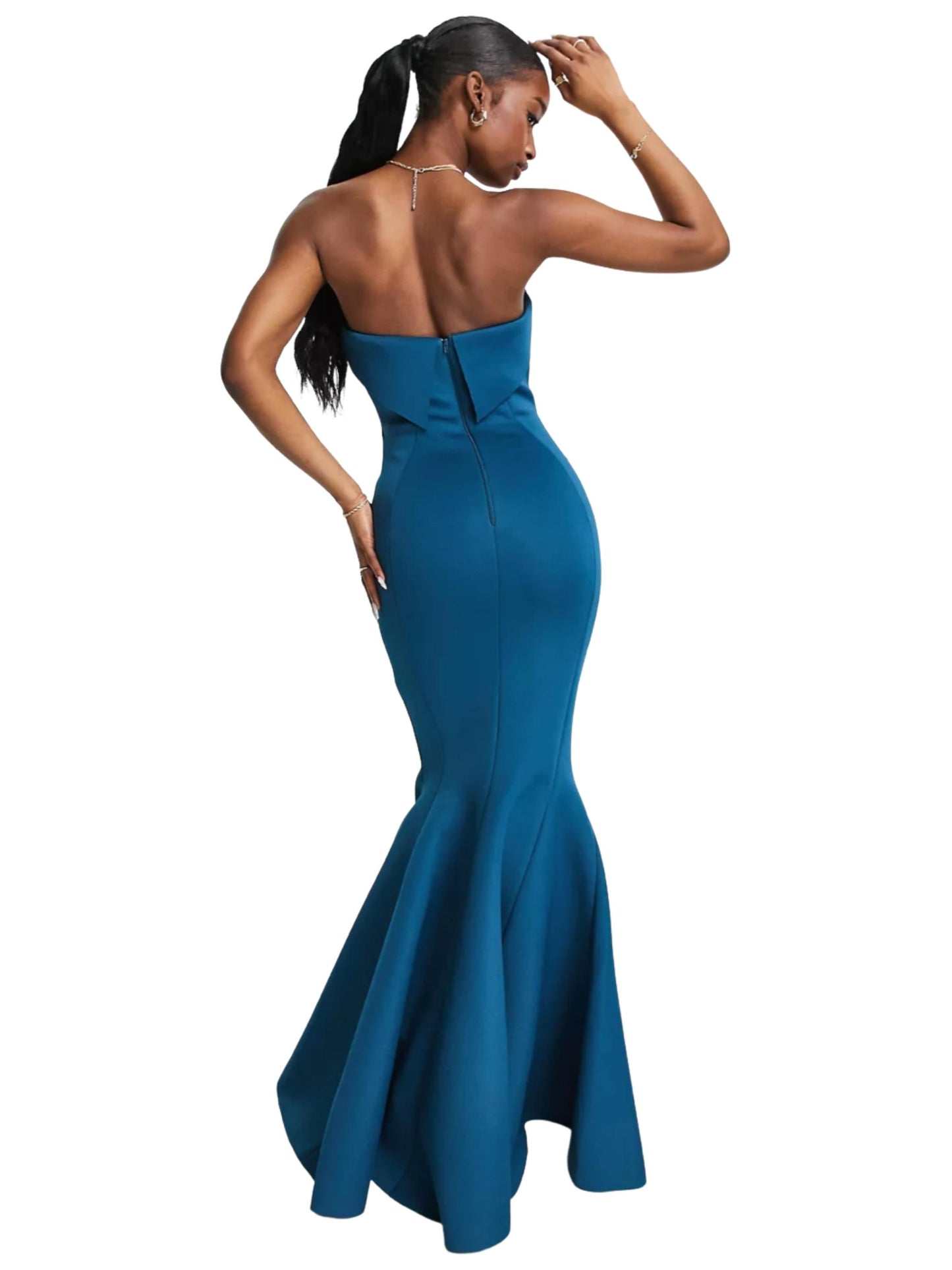 Blue Mermaid Gown